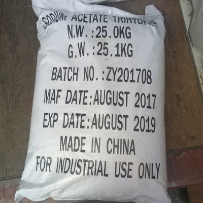 Trihydrate CAS 6131-90-4 ацетата натрия протравами печатания ткани крася