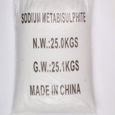 Индустрия пищевых добавок Metabisulphite натрия общая ранг CAS 7681-57-4